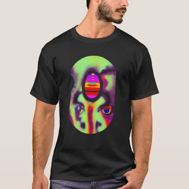Camiseta Strangecore Weirdcore Aestesia Asombrosa Ojos (Anverso)