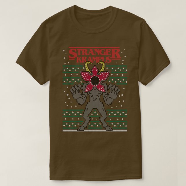 Camiseta Stranger Krampus (Diseño del anverso)