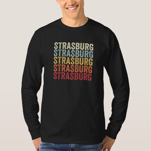 Camiseta Strasburg Pennsylvania Strasburg PA Retro Vintage  (Anverso)
