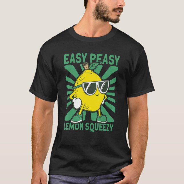Camiseta Strasonato de limón fácil de color limón (Anverso)