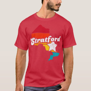 Camiseta Stratford Ontario Canada Vintage Distresor Souven