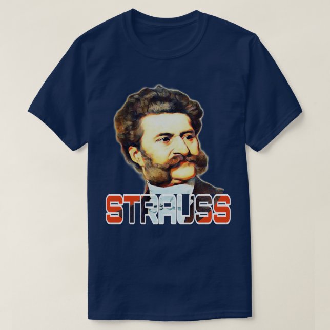 Camiseta strauss johann strauss (Diseño del anverso)