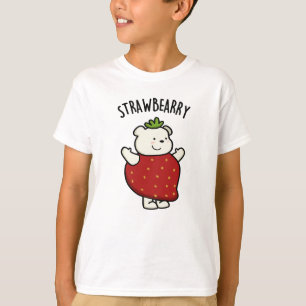 Camiseta Strawbeary Funny Strawberry Bear Pun