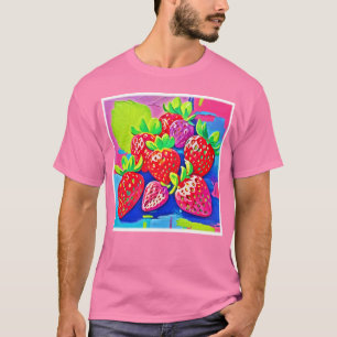 Camiseta Strawberries de Pop Art