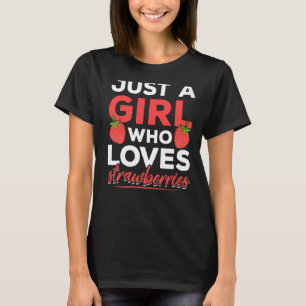 Camiseta Strawberries Red Berry Summer Food Women Chicas St