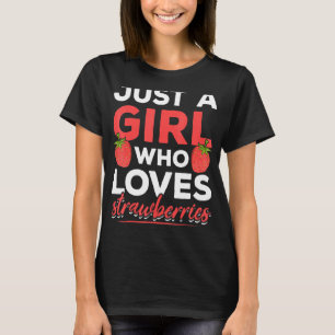 Camiseta Strawberries Red Berry Summer Food Women Chicas St