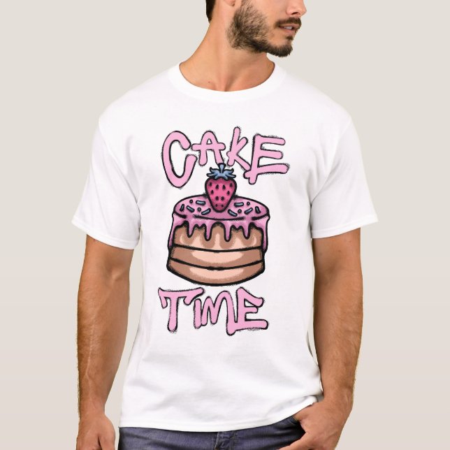 Camiseta Strawberry cake streetwear (Anverso)