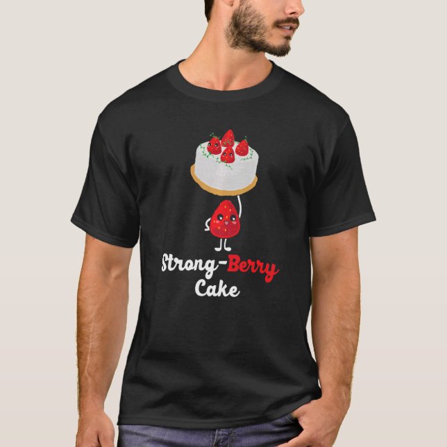 Camiseta Strawberry Cake Weightlifter (Anverso)