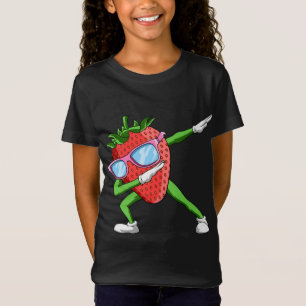 Camiseta Strawberry Dabbing Fruit Lover Fruitarian Strawber