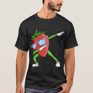 Camiseta Strawberry Dabbing Fruit Lover Fruitarian Strawber