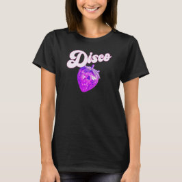 Camiseta Strawberry disco ball retro