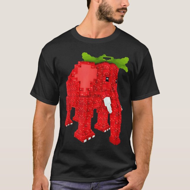 Camiseta Strawberry Elephant  (Anverso)