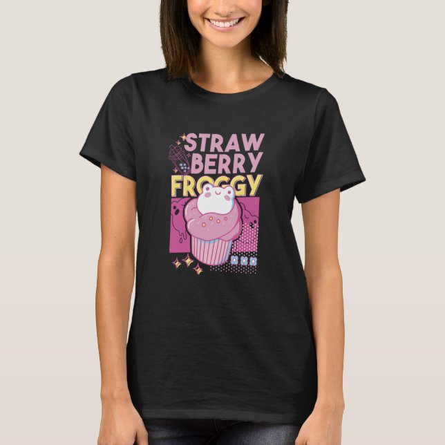 Camiseta Strawberry Froggy Frog (Anverso)
