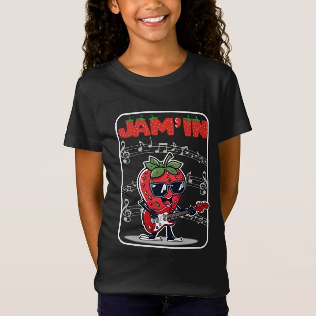 Camiseta Strawberry Jam'in (Anverso)
