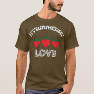Camiseta Strawberry Love Vegan