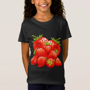Camiseta Strawberry Love Vegan Lover Fruit Guay Vegan