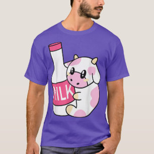 Camiseta Strawberry Milk Kawaii Cow Cute Kids Teens Gift 10