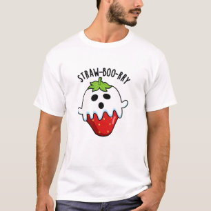 Camiseta Strawberry Pun divertida de paja