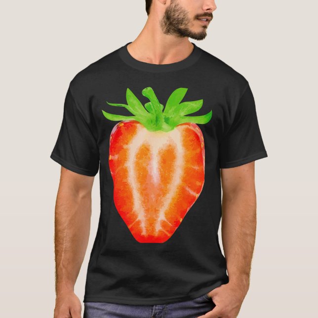 Camiseta Strawberry Shirt Adult Men Women Kids Strawberry C (Anverso)