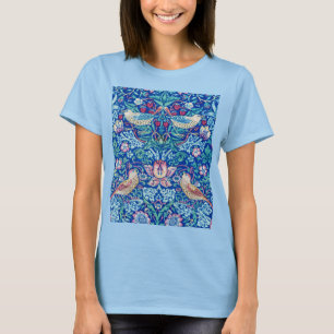 Camiseta Strawberry Thief Blue, William Morris