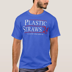 Camiseta Straws plásticos 2024 a para lo que nos une