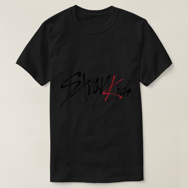 Camiseta Stray Kids Logo Sticker Sticker (Diseño del anverso)