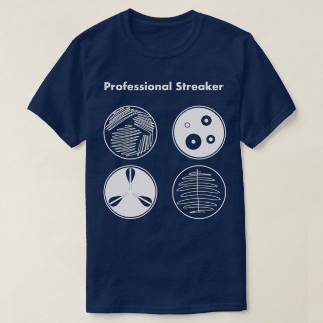 Camiseta Streaker profesional  (Diseño del anverso)