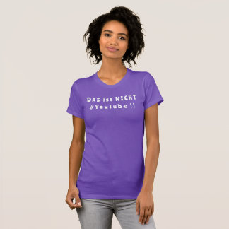 Camiseta #StreamerGirl Twitch deutsch violett