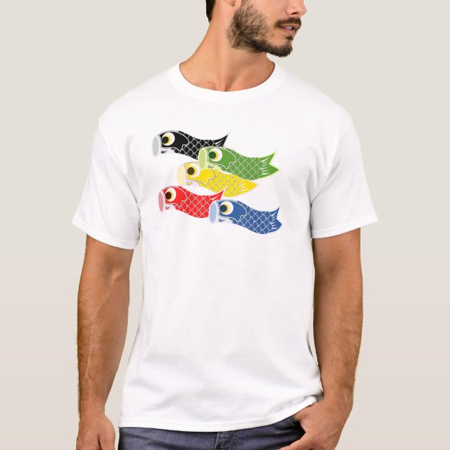 Camiseta Streamers de carpa Kodomo-no-hi (Anverso)