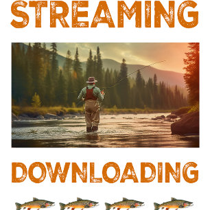 Camiseta Streaming y descarga de pesca con mosca