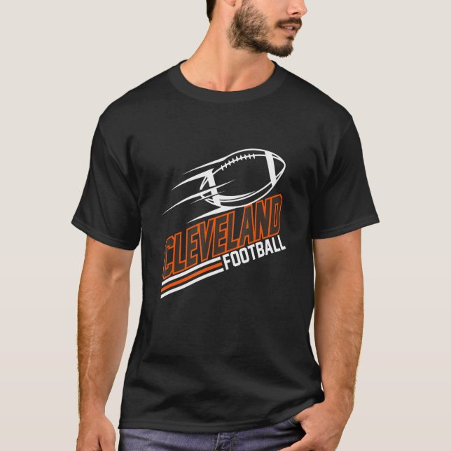 Camiseta Streamline de fútbol de Cleveland (Anverso)