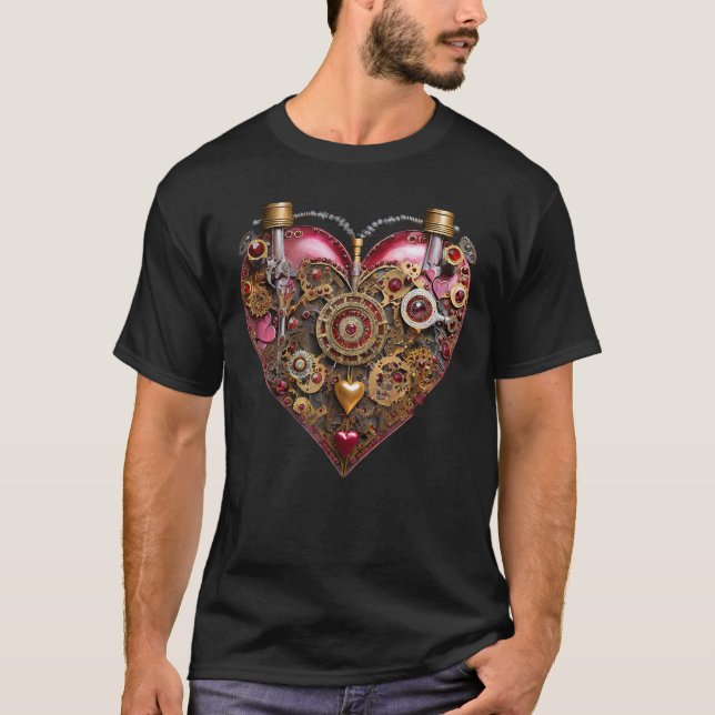 Camiseta Streampunk Heart Ruby Valentine (Anverso)