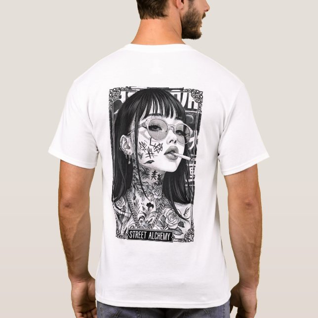 Camiseta Street Alchemy | Edgy Tattoo Cultur (Reverso)