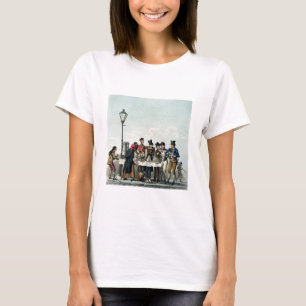 Camiseta Street Breakfast engraved by G.Hunt, 1825 (engravi