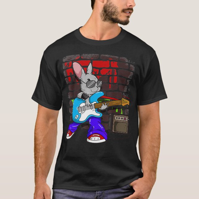 Camiseta Street Busking Guitar Player Jump  Jive Bunny (Anverso)