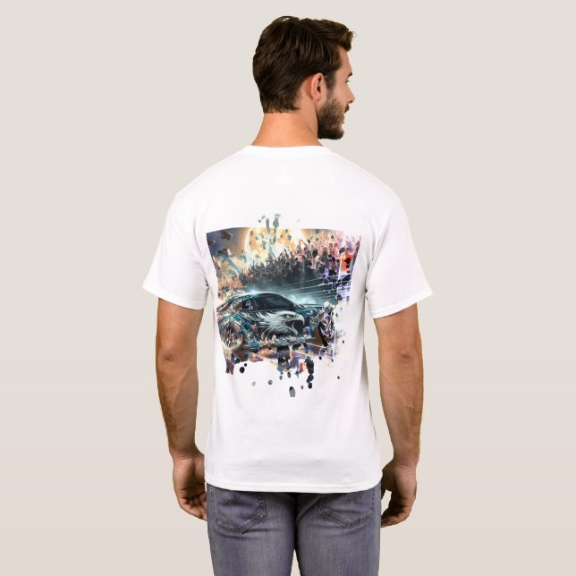 Camiseta Street Eagle Velocity Burst Car (Reverso completo)