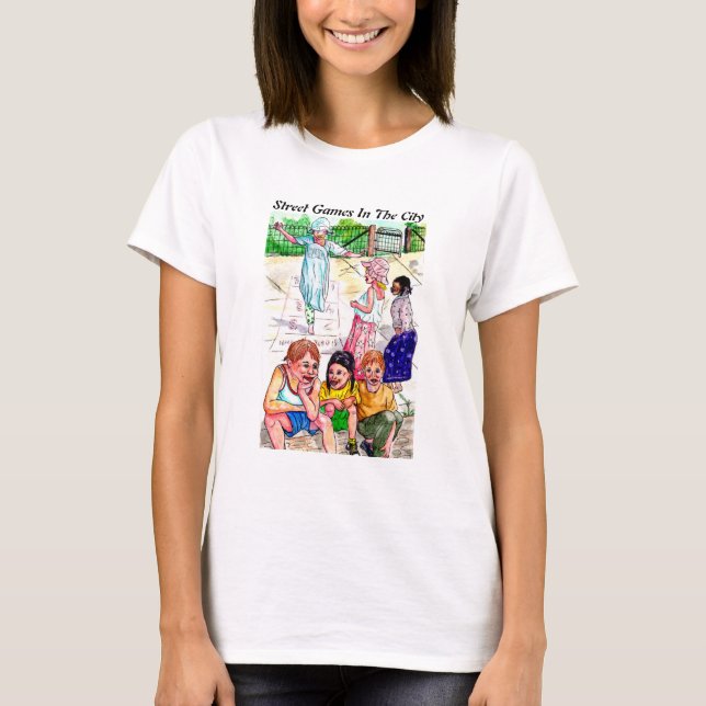 Camiseta Street Games In The City - Hop Scotch (Anverso)