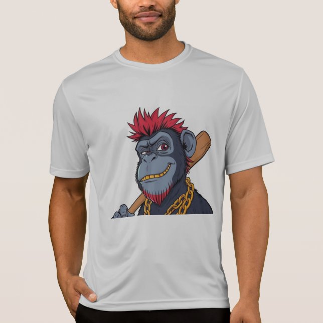 Camiseta Street King Gorilla: The Golden Grill Brawler (Anverso)