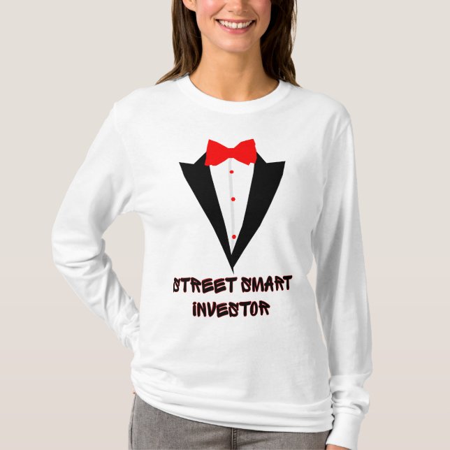 Camiseta Street Smart Wall Street doble inversor de identid (Anverso)