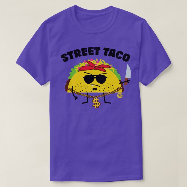 CAMISETA STREET TACO (Diseño del anverso)