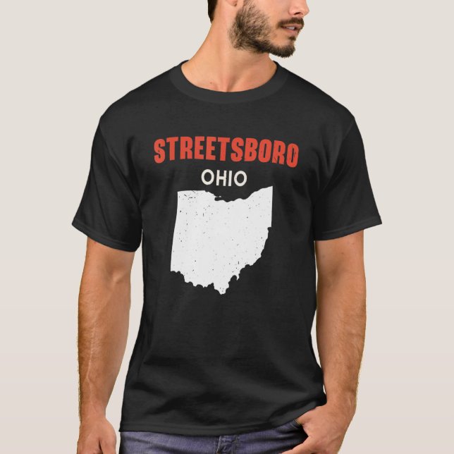 Camiseta Streetsboro Ohio USA State America Travel Ohioan (Anverso)