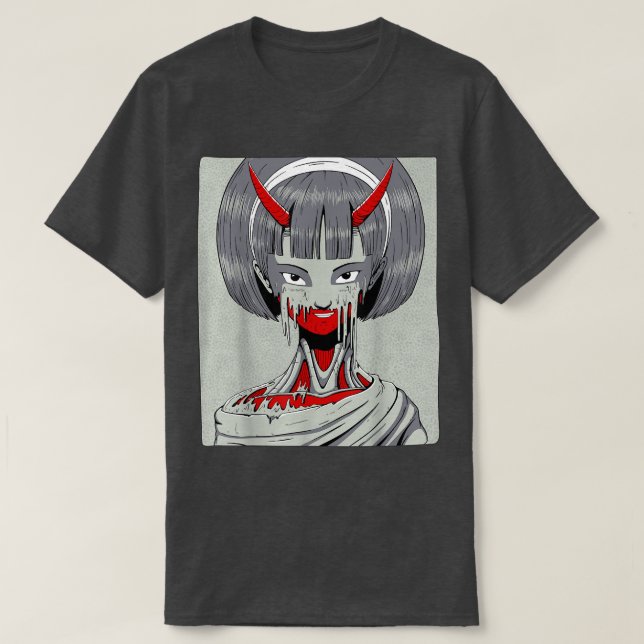 Camiseta Streetwear Manga Otaku Japan Anime Japanese Evil12 (Diseño del anverso)