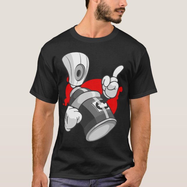 Camiseta Streetwear para hombre: Carácter de la poder de (Anverso)