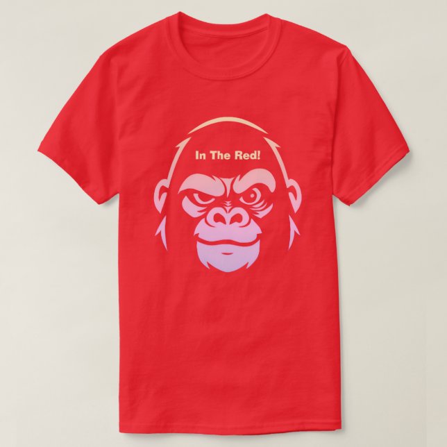 Camiseta Stressed Ape Studios - En números rojos (Diseño del anverso)