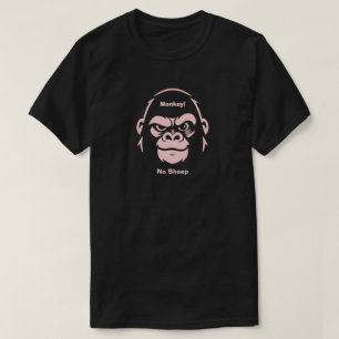 Camiseta Stressed Ape Studios- ¡Mono! No Oveja