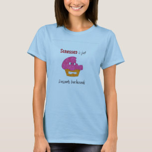 Camiseta Stressed es apenas postres al revés