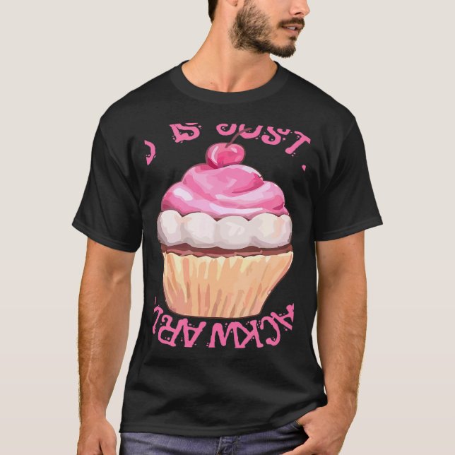 Camiseta Stressed Is Just Desserts Backwards  Cupcake (Anverso)