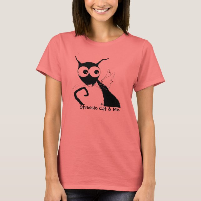 Camiseta Stressie Cat & Me (Anverso)