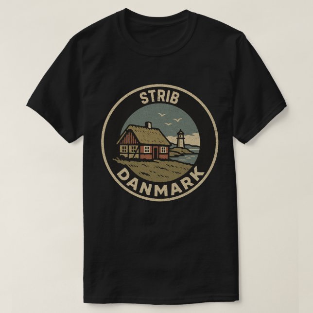 Camiseta Strib, Dinamarca Danmark (Diseño del anverso)