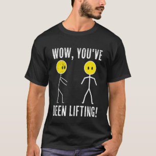 Camiseta Strichmännchen Has estado levantando Lustig Gimnas